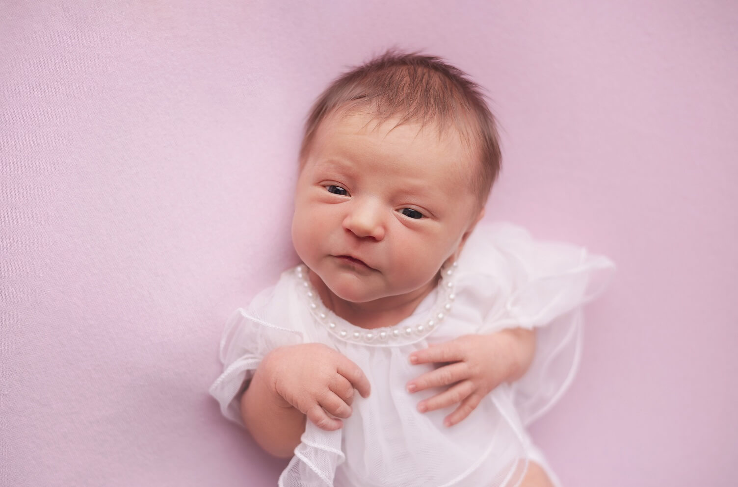 Фотосессия девочки newborn